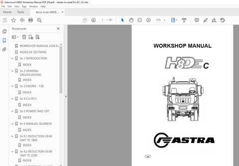 ASTRA HD9 EURO3 USE AND MAINTENANCE MANUAL - PDF FILE