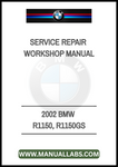 2002 BMW R1150, R1150GS SERVICE REPAIR WORKSHOP MANUAL - PDF FILE