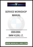 2003-2004 BMW K1200, LT, FACTORY SERVICE WORKSHOP MANUAL- PDF FILE