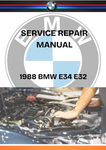 1988 BMW E34 E32 ELECTRICAL TROUBLESHOOTING & DIAGNOSIS SERVICE REPAIR MANUAL - PDF FILE DOWNLOAD