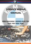 1988-1994 BMW 7-SERIES (E32) 735I 735IL 740I 740IL 750IL SERVICE REPAIR MANUAL - PDF FILE DOWNLOAD