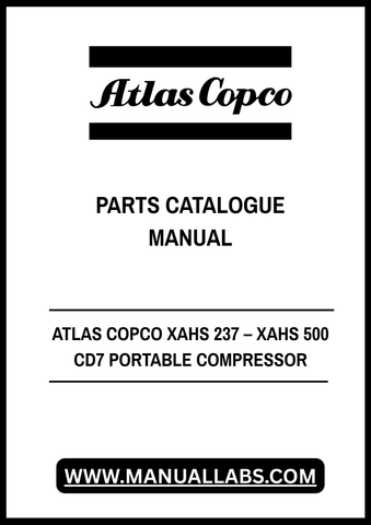 Discover the ultimate resource for maintaining your ATLAS COPCO XAHS 237 – XAHS 500 CD7 portable compressors with our comprehensive Parts Catalogue Manual. This PDF file is meticulously designed to provide you with detailed diagrams, part numbers, and specifications, ensuring you have everything you need for efficient repairs and maintenance.