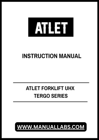Discover the essential ATLET Forklift UHX Tergo Series Instruction Manual, now available in a convenient PDF format. This comprehensive guide is designed to enhance your operational efficiency and ensure the safe handling of your forklift. With easy navigation and clear instructions, you can quickly access vital information whenever you need it.