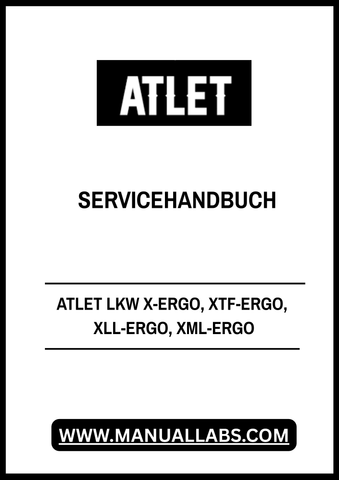 Discover the ultimate resource for maintaining your ATLET LKW X-ERGO, XTF-ERGO, XLL-ERGO, and XML-ERGO models with our comprehensive service manual available in PDF format. This digital guide is designed to provide you with all the essential information needed to keep your equipment running smoothly and efficiently.