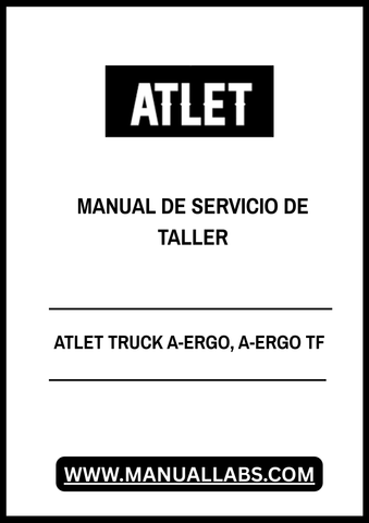 Introducing the ATLET TRUCK A-ERGO, a comprehensive manual designed specifically for workshop service. This PDF file serves as an essential resource for technicians and maintenance professionals, providing detailed insights into the operation and servicing of the A-ERGO model.