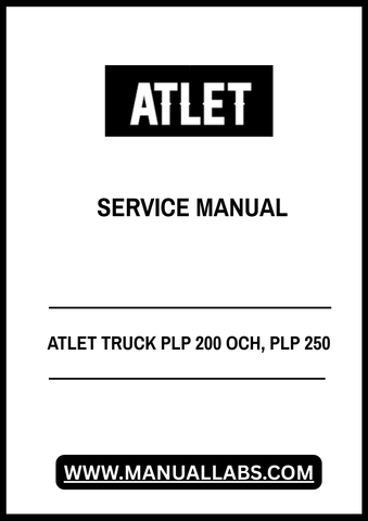 Discover the ultimate resource for maintaining your ATLET Truck PLP 200 OCH and PLP 250 with our comprehensive service manual in PDF format. This digital guide is designed to provide you with detailed instructions, diagrams, and troubleshooting tips to ensure your equipment operates at peak performance.
