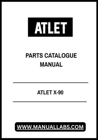 Discover the ATLET X-90 Parts Catalogue Manual 005806, your essential resource for maintaining and repairing your ATLET X-90 equipment. This comprehensive PDF file provides detailed diagrams, part numbers, and specifications, ensuring you have all the information you need at your fingertips.
