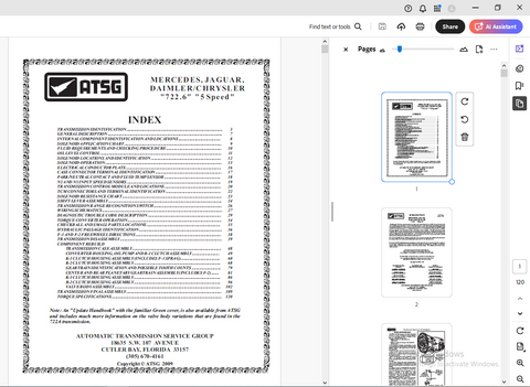 Unlock the secrets to maintaining and repairing your Mercedes, Jaguar, or Daimler/Chrysler with the ATSG 722.6 Service Manual. This comprehensive PDF file is your go-to resource for understanding the intricacies of the 722.6 transmission system, ensuring you have the knowledge needed to tackle any service or repair task with confidence.