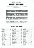 This Allis Chalmers repair manual is available for instant download. It provides detailed, step-by-step instructions on servicing the D-14, D-15, D-15 Series II, D-17 Series III and D-17 SERIES IV tractors. The comprehensive manual gives technicians and owners essential repair information to keep these Allis Chalmers models running efficiently.