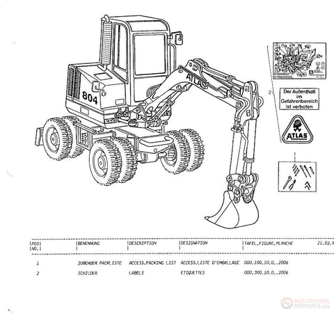 Atlas Cranes & Excavators EPC 2005 Full DVD - Download (PDF File Format)
