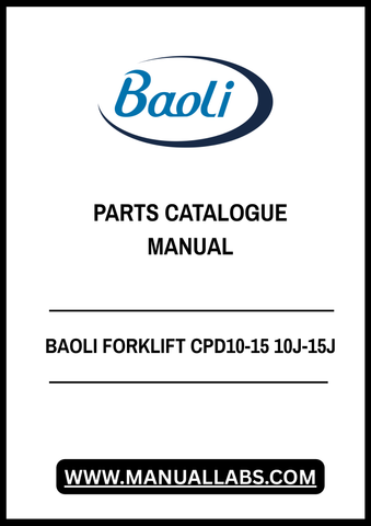 Discover the ultimate resource for maintaining your BAOLI Forklift with the CPD10-15 10J-15J Parts Catalogue Manual. This comprehensive PDF file is designed to provide you with detailed information on every component, ensuring you have the right parts at your fingertips for efficient repairs and maintenance.