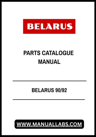 Discover the comprehensive BELARUS 90/92 Parts Catalogue Manual, now available in a convenient PDF format. This essential resource is designed for mechanics, technicians, and enthusiasts alike, providing detailed diagrams and specifications for all parts related to the BELARUS 90 and 92 models.