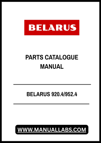 BELARUS 920.4/952.4 PARTS CATALOGUE MANUAL - PDF FILE