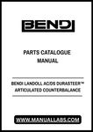 Discover the ultimate resource for your Bendi Landoll AC/DS Durasteer™ articulated counterbalance equipment with our comprehensive Parts Catalogue Manual. This PDF file is meticulously organized to provide you with easy access to essential parts information, ensuring you can maintain and repair your machinery with confidence.