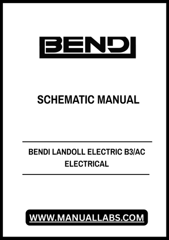 Discover the Bendi Landoll Electric B3/AC Electrical Schematic Manual, a comprehensive PDF file designed for professionals seeking detailed electrical schematics for the B3/AC model. This manual provides clear and precise diagrams, ensuring you have the essential information at your fingertips for effective troubleshooting and maintenance.