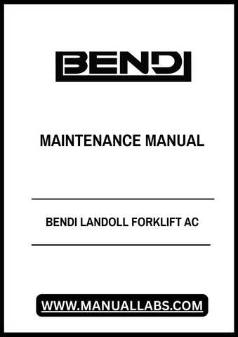  Ensure the longevity and optimal performance of your Bendi Landoll Forklift with the comprehensive AC Maintenance Manual F-528-1010. This PDF file is an essential resource for operators and maintenance personnel, providing detailed instructions and guidelines for effective maintenance practices.