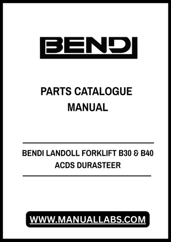 Discover the essential Bendi Landoll Forklift B30 & B40 ACDS Durasteer Parts Catalogue Manual (F-647-R1) in a convenient PDF format. This comprehensive manual is designed to provide you with detailed information on parts and specifications, ensuring you have everything you need for efficient maintenance and repairs.