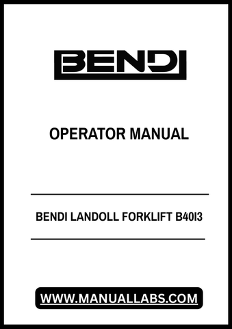 Discover the essential Bendi Landoll Forklift B40I3 Operator Manual, now available in a convenient PDF format. This comprehensive guide is designed to enhance your operational efficiency and ensure the safe handling of your forklift. With easy navigation and clear instructions, you can quickly access vital information whenever you need it.