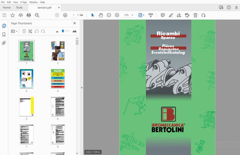 Discover the BERTOLINI RICAMBI Parts Catalogue Manual, a comprehensive PDF resource designed for professionals and enthusiasts alike. This manual provides detailed information on a wide range of parts, ensuring you have everything you need to maintain and repair your BERTOLINI equipment efficiently.