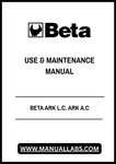 Discover the essential BETA ARK L.C. ARK A.C. Use & Maintenance Manual, now available in a convenient PDF format. This comprehensive guide is designed to help you maximize the performance and longevity of your equipment, ensuring you have all the information you need at your fingertips.