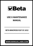  Unlock the full potential of your BETA Minicross R107 with our comprehensive Use & Maintenance Manual, available in a convenient PDF format. This essential guide is designed specifically for 10/12 models, ensuring you have all the information you need at your fingertips.