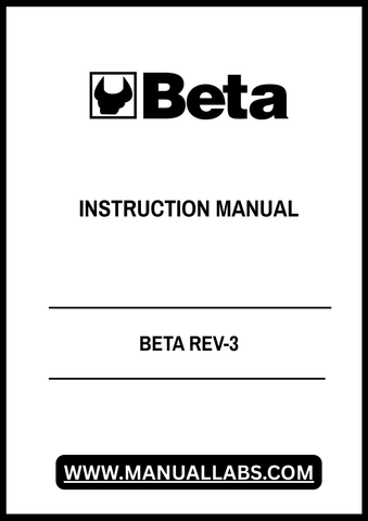 Discover the BETA REV-3 Instruction Manual, a comprehensive PDF guide designed to enhance your experience with the BETA REV-3 model. This manual provides clear, step-by-step instructions that cover everything from setup to maintenance, ensuring you get the most out of your equipment.