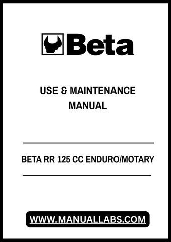 Unlock the full potential of your BETA RR 125 CC with our comprehensive Enduro/Motary Use & Maintenance Manual, available in a convenient PDF format. This essential guide is designed to provide you with all the information you need to keep your bike running smoothly and efficiently, ensuring optimal performance on every ride.