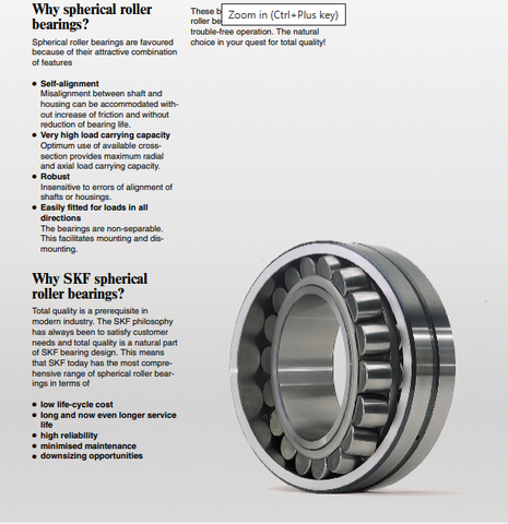 CATERPILLAR BI620272 SKF SPHERICAL ROLLER BEARINGS ARMORED FACE CONVEYOR MANUAL PDF FILE DOWNLOAD