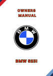 BMW 523I OWNERS MANUAL - PDF