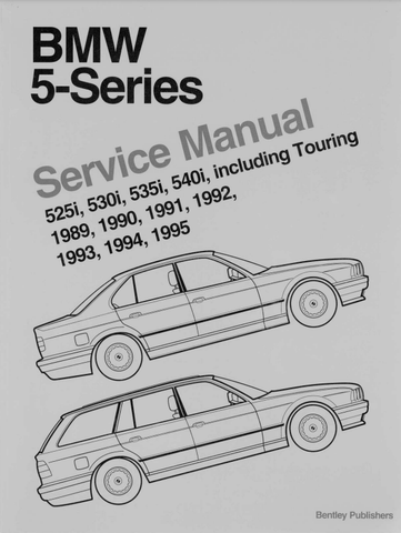 BMW E34, 525i, 530i, 535i, 540i 5-Series Service Repair Manual  1989, 1990, 1991, 1992, 1993, 1994, 199