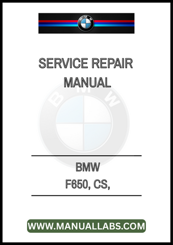 DON'T LET MINOR PROBLEMS TURN INTO MAJOR HEADACHES. INVEST IN THE BMW F650 AND CS SERVICE REPAIR MANUAL TODAY AND 