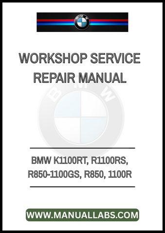 UNLOCK THE FULL POTENTIAL OF YOUR BMW MOTORCYCLE WITH OUR COMPREHENSIVE WORKSHOP SERVICE REPAIR MANUAL, SPECIFICALLY DESIGNED FOR THE K1100RT, R1100RS, R850-1100GS, R850, AND 1100R MODELS. 