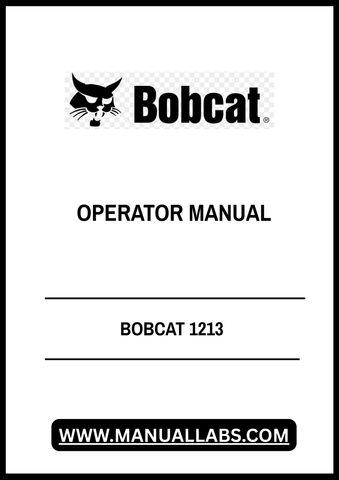 Discover the essential BOBCAT 1213 Operator Manual, now available in a convenient PDF format. This comprehensive guide is designed to provide you with all the necessary information to operate and maintain your BOBCAT 1213 efficiently. With easy navigation and clear instructions, you can quickly find the details you need to ensure optimal performance.