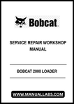 Unlock the full potential of your BOBCAT 2000 Loader with our comprehensive Service Repair Workshop Manual in PDF format. This essential guide is designed to provide you with detailed instructions, diagrams, and troubleshooting tips to keep your equipment running smoothly and efficiently.