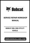 Unlock the full potential of your BOBCAT 2200 and 2300 Utility Vehicles with our comprehensive Service Repair Workshop Manual. This PDF file is meticulously designed to provide you with detailed instructions, diagrams, and troubleshooting tips, ensuring that you can maintain and repair your vehicle with confidence.