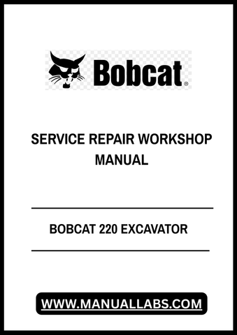 Unlock the full potential of your BOBCAT 220 Excavator with our comprehensive Service Repair Workshop Manual in PDF format. This essential guide is designed to provide you with detailed instructions, diagrams, and troubleshooting tips to keep your equipment running smoothly and efficiently.
