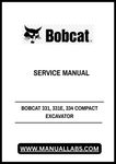 Discover the ultimate resource for maintaining your BOBCAT 331, 331E, and 334 Compact Excavators with our comprehensive Service Manual (Part Number: 6986943). This PDF file is designed to provide you with detailed insights and step-by-step instructions, ensuring that you can perform repairs and maintenance with confidence and precision.