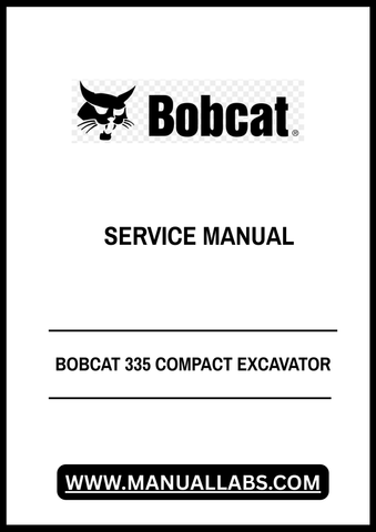 Unlock the full potential of your BOBCAT 335 Compact Excavator with the comprehensive Service Manual A16U11001. This PDF file is an essential resource for operators and technicians alike, providing detailed insights into maintenance, troubleshooting, and repair procedures tailored specifically for your machine.