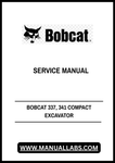 Discover the essential BOBCAT 337 and 341 Compact Excavator Service Manual (Part Number: 6902741) in a convenient PDF format. This comprehensive guide is designed to provide you with all the necessary information to maintain and repair your excavator efficiently. With detailed diagrams, step-by-step instructions, and troubleshooting tips, you can ensure your equipment operates at peak performance.