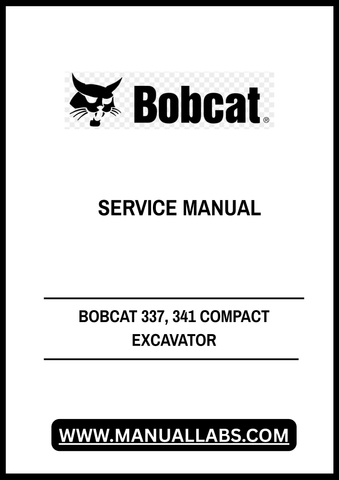 Discover the essential BOBCAT 337 and 341 Compact Excavator Service Manual (Part Number: 6902741) in a convenient PDF format. This comprehensive guide is designed to provide you with all the necessary information to maintain and repair your excavator efficiently. With detailed diagrams, step-by-step instructions, and troubleshooting tips, you can ensure your equipment operates at peak performance.