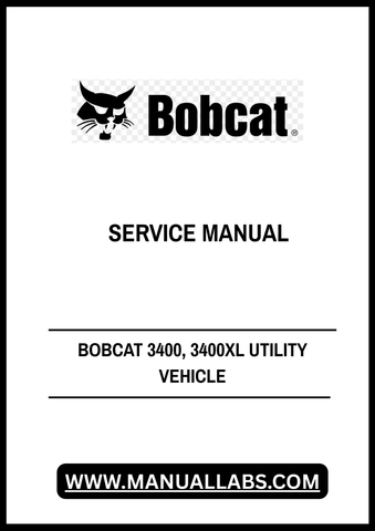 Discover the ultimate resource for maintaining your BOBCAT 3400 and 3400XL Utility Vehicles with the comprehensive Service Manual (Part Number: 7255691). This PDF file is designed to provide you with detailed instructions, diagrams, and troubleshooting tips to ensure your vehicle operates at peak performance.