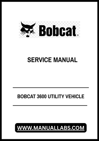 Unlock the full potential of your BOBCAT 3600 Utility Vehicle with the comprehensive Service Manual (SNB3C211001) in PDF format. This essential guide provides detailed insights into maintenance, troubleshooting, and repair procedures, ensuring your vehicle operates at peak performance.