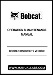 Discover the essential BOBCAT 3650 Utility Vehicle Operation & Maintenance Manual (B3C317001) in a convenient PDF format. This comprehensive guide is designed to help you maximize the performance and longevity of your utility vehicle, ensuring you have all the information you need at your fingertips.