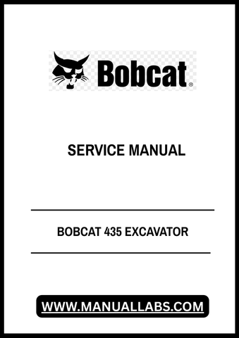 Unlock the full potential of your BOBCAT 435 Excavator with the comprehensive Service Manual (Part Number: 6902331). This PDF file is an essential resource for operators and technicians alike, providing detailed insights into maintenance, troubleshooting, and repair procedures tailored specifically for your machine.
