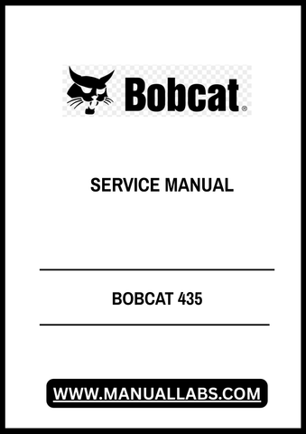 Discover the essential BOBCAT 435 Service Manual (Part Number: 6902331) in a convenient PDF format, designed for easy access and quick reference. This comprehensive guide provides detailed information on maintenance, troubleshooting, and repair procedures, ensuring your equipment operates at peak performance.