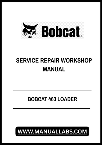 Unlock the full potential of your BOBCAT 463 Loader with our comprehensive Service Repair Workshop Manual, available in a convenient PDF format. This essential guide is designed to provide you with detailed instructions, diagrams, and troubleshooting tips to keep your equipment running smoothly and efficiently.