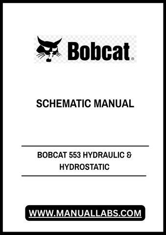 Discover the essential BOBCAT 553 Hydraulic & Hydrostatic Schematic Manual (Part No. 6904705) in a convenient PDF format. This comprehensive guide is designed for operators and technicians, providing detailed schematics that simplify maintenance and troubleshooting for your BOBCAT 553 model.