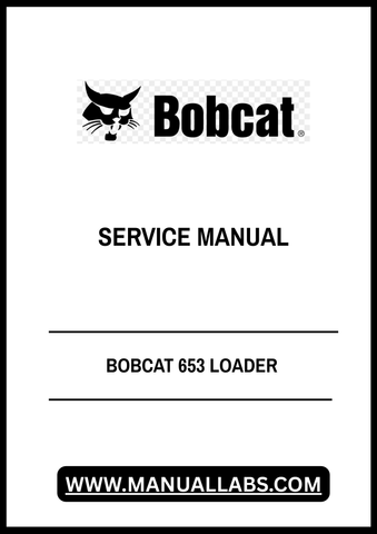Discover the ultimate resource for maintaining your BOBCAT 653 Loader with the comprehensive Service Manual (Part Number: 6724493). This PDF file is designed to provide you with detailed instructions, diagrams, and troubleshooting tips to keep your equipment running smoothly and efficiently.
