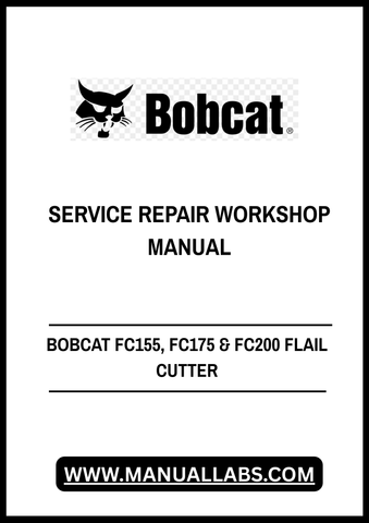 Unlock the full potential of your BOBCAT FC155, FC175, and FC200 flail cutters with our comprehensive Service Repair Workshop Manual. This PDF file is meticulously designed to provide you with detailed instructions, diagrams, and troubleshooting tips, ensuring that you can maintain and repair your equipment with confidence.