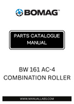 With clear illustrations and precise specifications, this manual simplifies the process of identifying and ordering the right components for your BOMAG equipment. Whether you're a seasoned professional or a DIY enthusiast, this guide empowers you to keep your roller in peak condition, enhancing its performance and longevity.